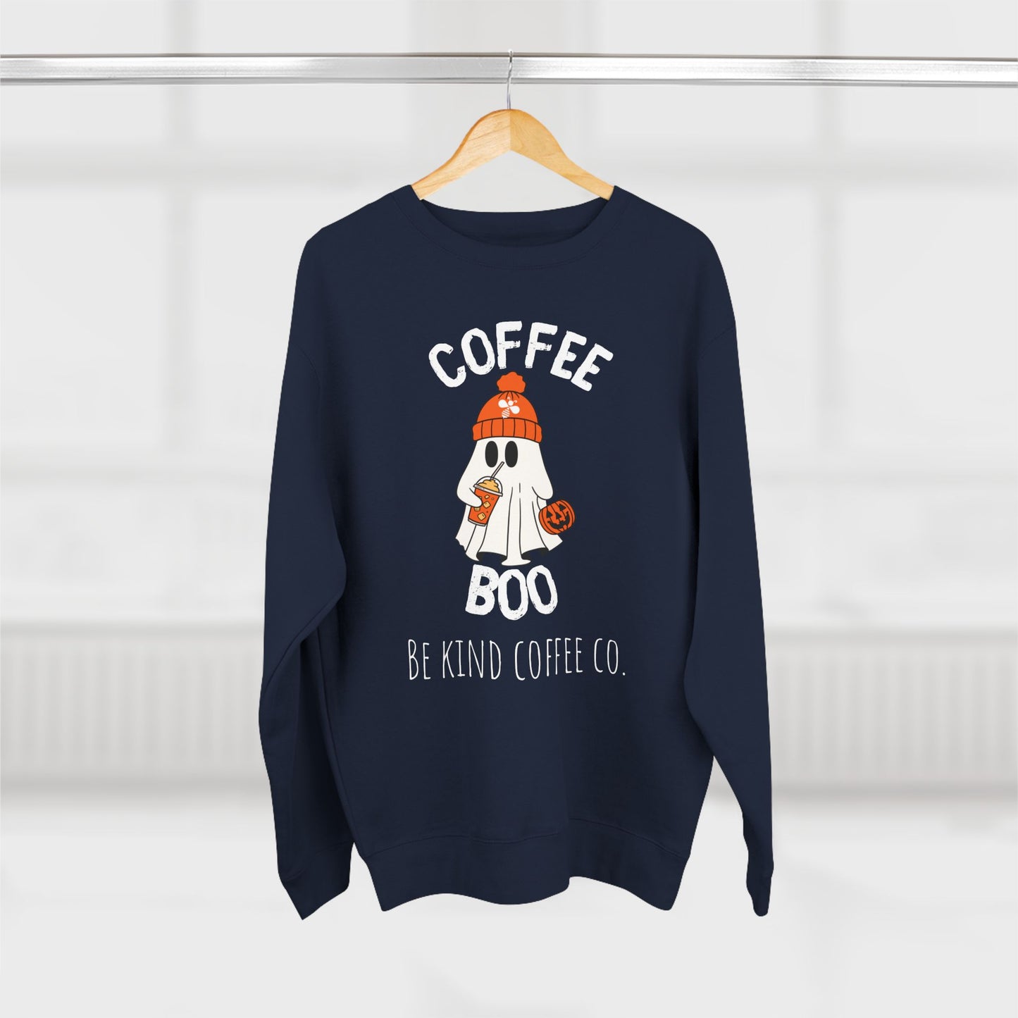 Be Kind Coffee Co. | Spooky Season Unisex Crewneck Sweatshirt - Coffee Boo
