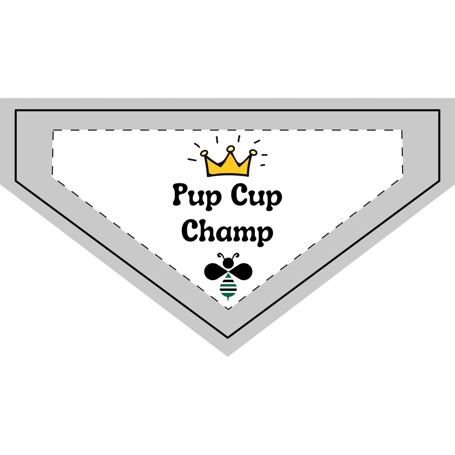 Clip-on Pet Bandana | Pup Cup Champ