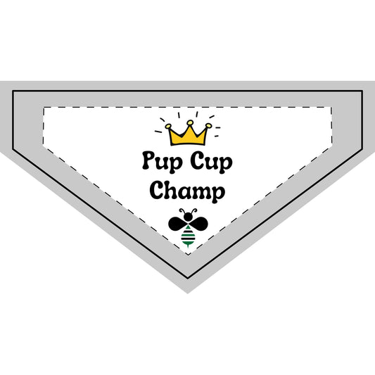 Clip-on Pet Bandana | Pup Cup Champ