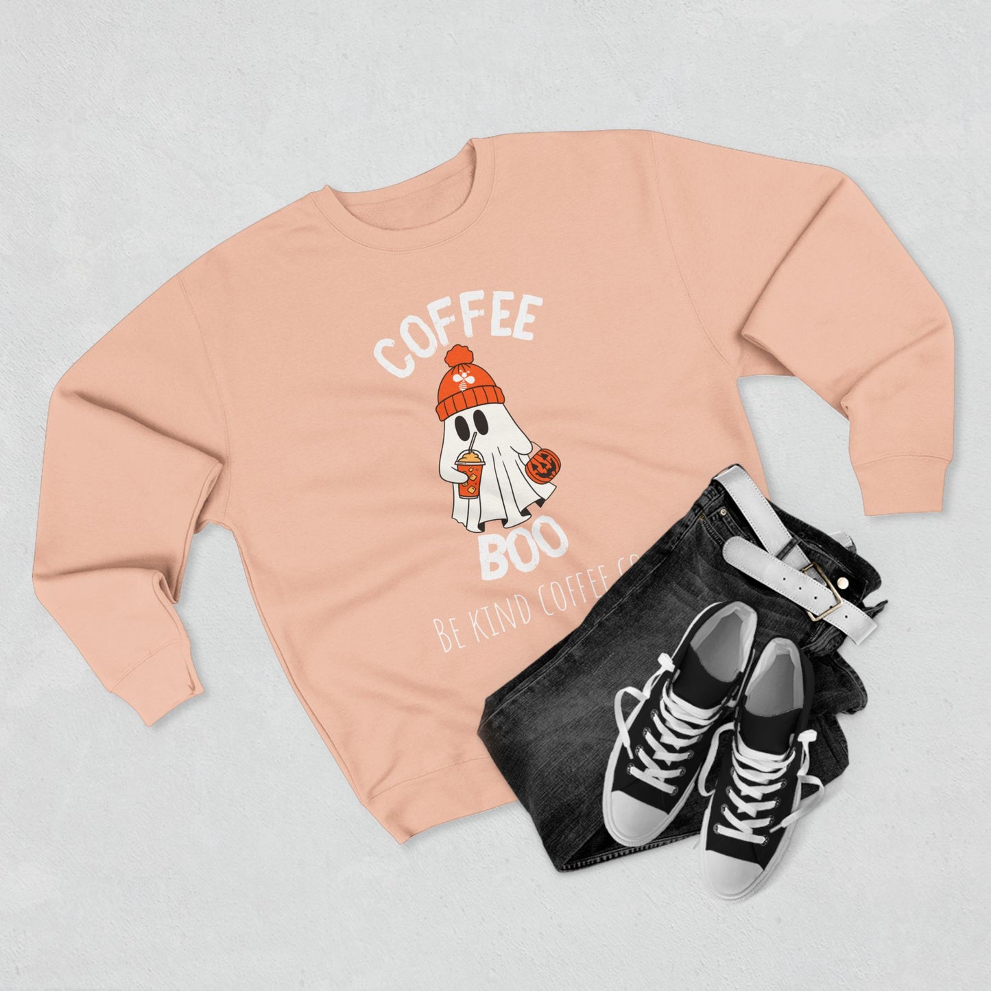 Be Kind Coffee Co. | Spooky Season Unisex Crewneck Sweatshirt - Coffee Boo
