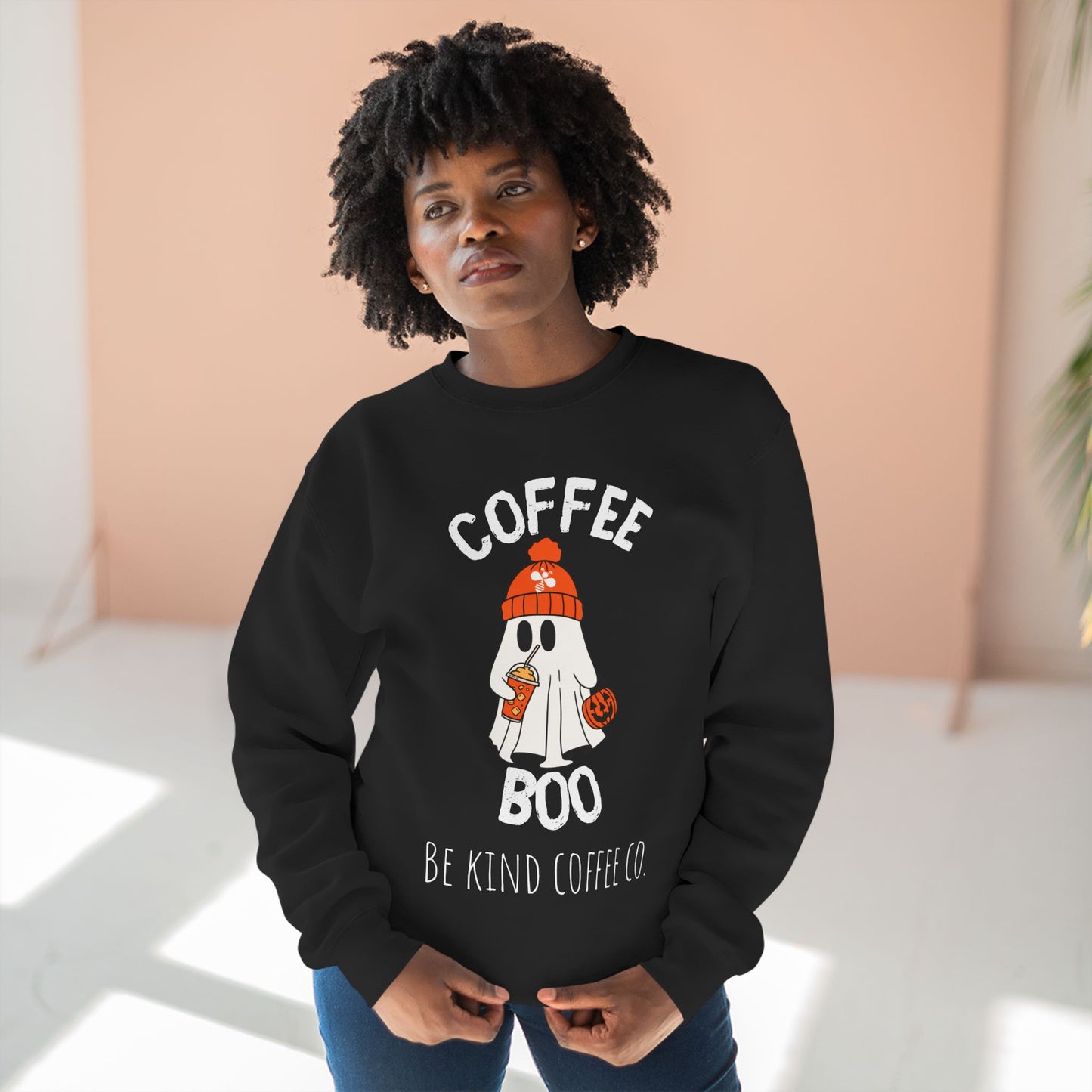 Be Kind Coffee Co. | Spooky Season Unisex Crewneck Sweatshirt - Coffee Boo