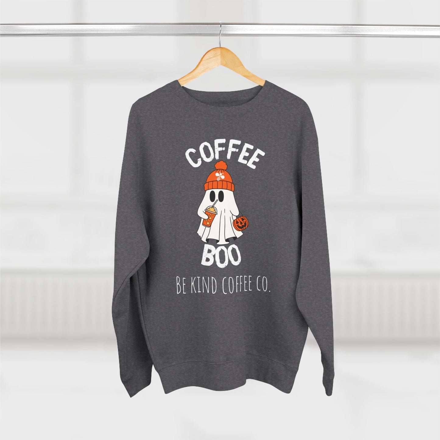 Be Kind Coffee Co. | Spooky Season Unisex Crewneck Sweatshirt - Coffee Boo